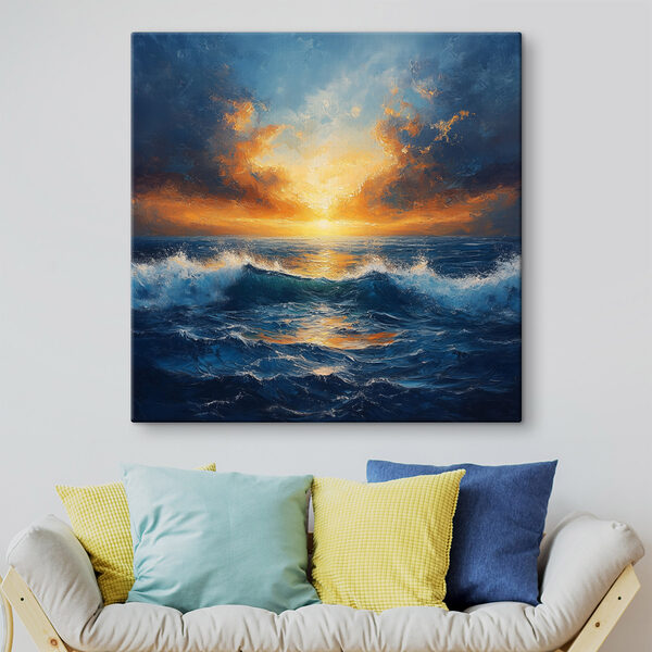 Apus de soare peste ocean Tablouri Apus de soare peste ocean