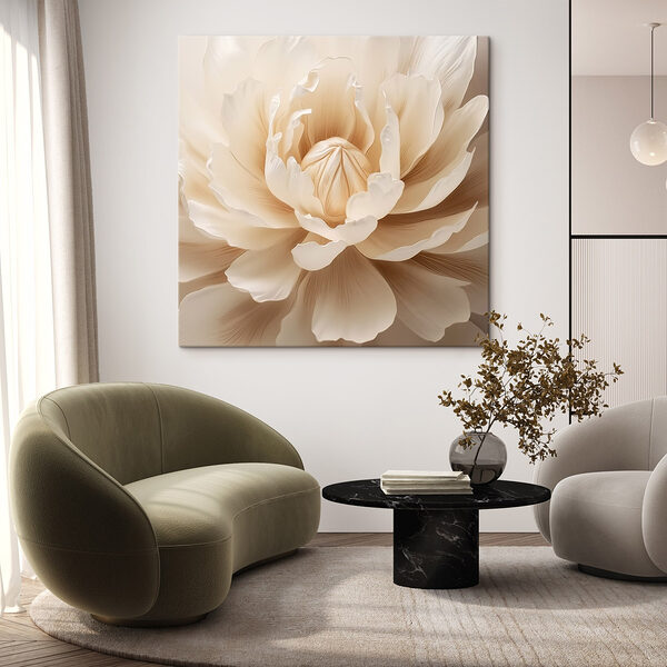 Tablouri Petale delicate în nuanțe moi