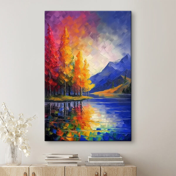 Tablouri Pictura unui peisaj colorat