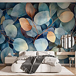 Fototapet Grup de frunze pe o suprafață