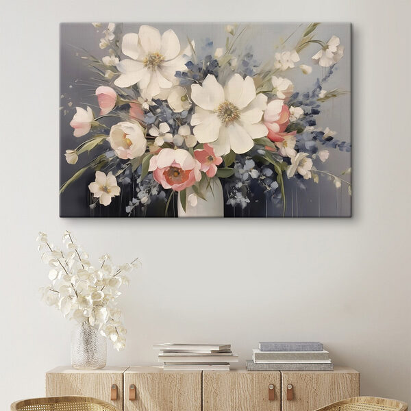 Pictura de flori într-o vază Tablouri Pictura de flori într-o vază