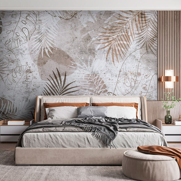 Abstract frunze tropicale model de design Fototapet Abstract frunze tropicale model de design