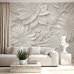 Fototapet Design floral intricat în relief