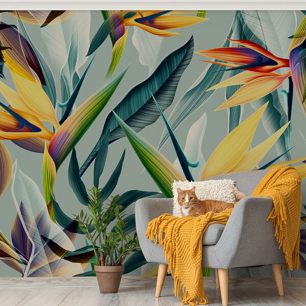 Fototapet Design artistic Birds of Paradise