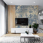 Fototapet Design model floral abstract vintage