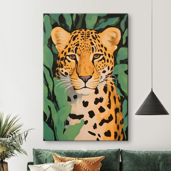 Pictura unui leopard Tablouri Pictura unui leopard