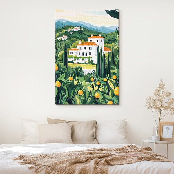 Tablouri Tablouri Casă într-o pădure (SKU: s44028)