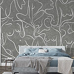 Fototapet Grup de desene corporale ale femeilor’