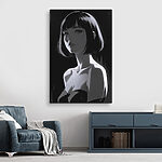Tablouri Femeie cu părul scurt