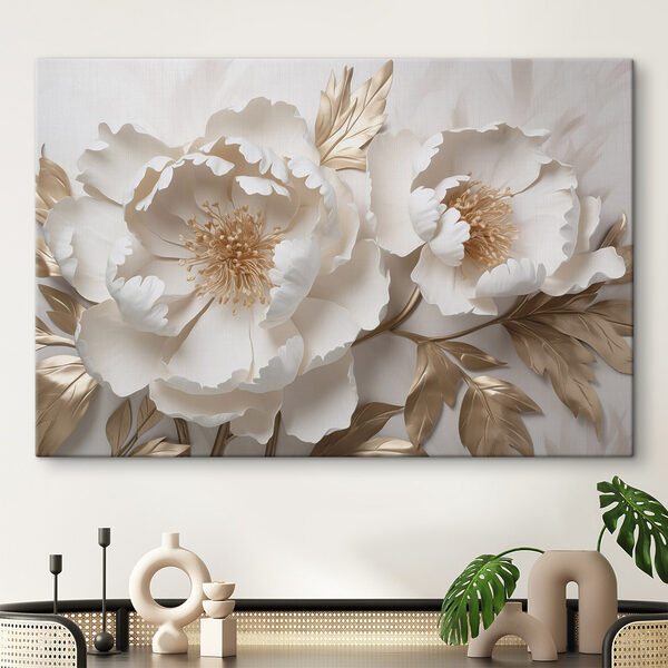 Flori delicate cu detalii elegante Tablouri Flori delicate cu detalii elegante