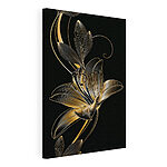 Tablou pe pânză Ilustrație florală elegantă cu linii fine