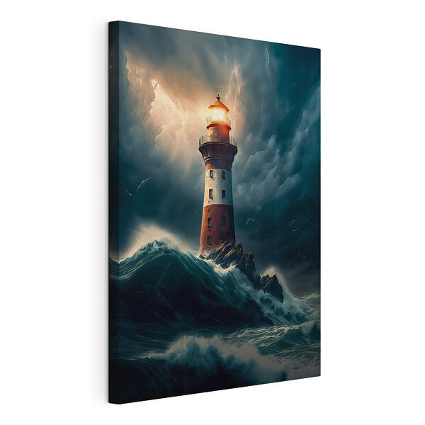Tablou pe pânză Canvas prints Lighthouse in the ocean