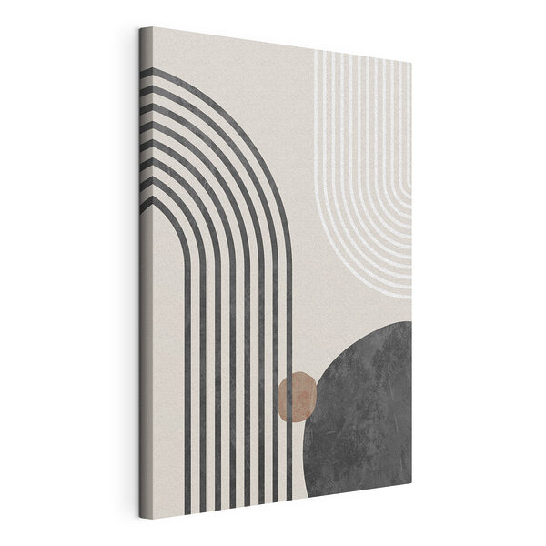 Linii abstracte cu forme geometrice Tablou pe pânză Linii abstracte cu forme geometrice