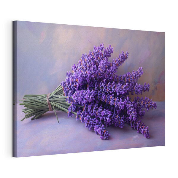 Buchet de flori mov Tablou pe pânză Buchet de flori mov