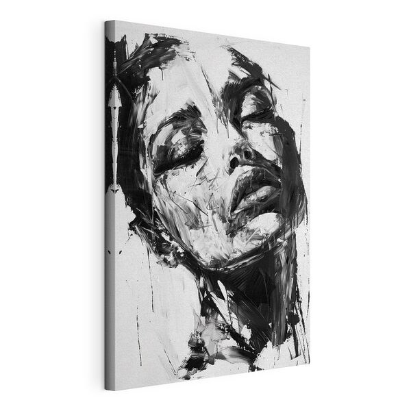 Tablou pe pânză Tablou pe pânză Pictura feței unei femei (SKU: s38641)