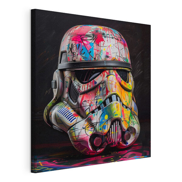 Tablou pe pânză Cască colorată Storm Trooper