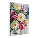 Tablou pe pânză Buchet de flori cu frunze