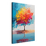 Tablou pe pânză Canvas prints Painting of a colorful tree