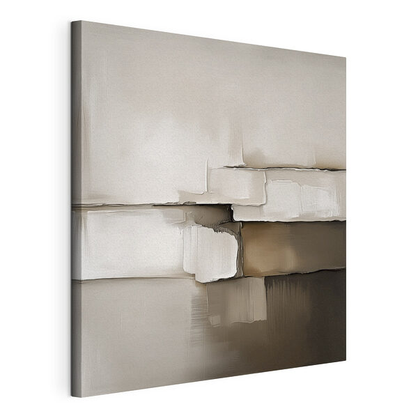 Tablou pe pânză Tablou pe pânză Straturi abstracte în tonuri moi (SKU: s41843)