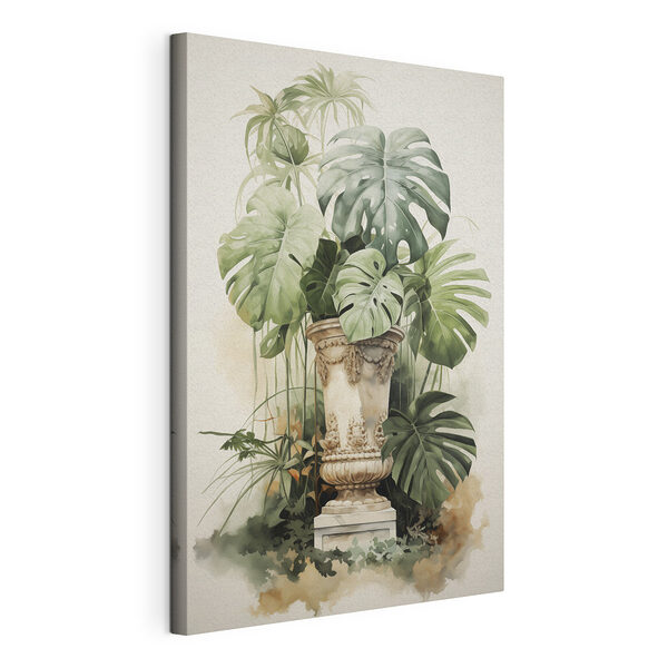Tablou pe pânză Tablou pe pânză Plantă în vază (SKU: s42351)