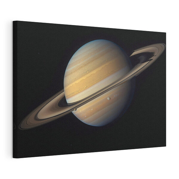 Tablou pe pânză Tablou pe pânză Planetă cu inele în spațiu (SKU: s42927)