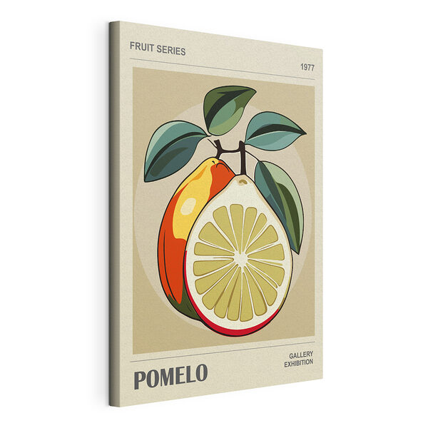 Tablou pe pânză Pomelo artă cu culori vibrante