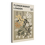 Tablou pe pânză Afiș Vintage London Flower Market