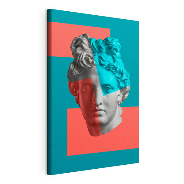 Tablou pe pânză Tablou pe pânză Statuia unui leu (SKU: s37632)
