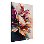 Tablou pe pânză Model floral abstract, straturi vibrante