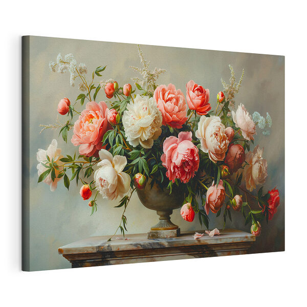 Tablou pe pânză Buchet elegant într-o vază clasică