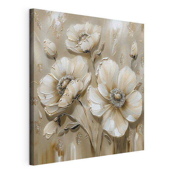Tablou pe pânză Armonie florală elegantă în artă