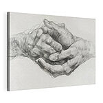 Tablou pe pânză Desenul a două mâini