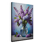 Tablou pe pânză Canvas prints Vase with purple flowers