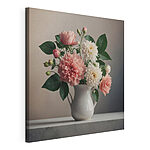 Tablou pe pânză Canvas prints Vase of flowers on a table