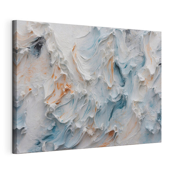 Tablou pe pânză Valuri abstracte în nuanțe delicate de pastel