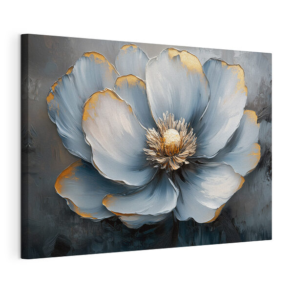 Tablou pe pânză Floare delicată în nuanțe senine