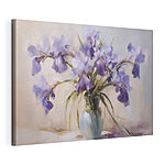 Tablou pe pânză Pictura de flori violet într-o vază