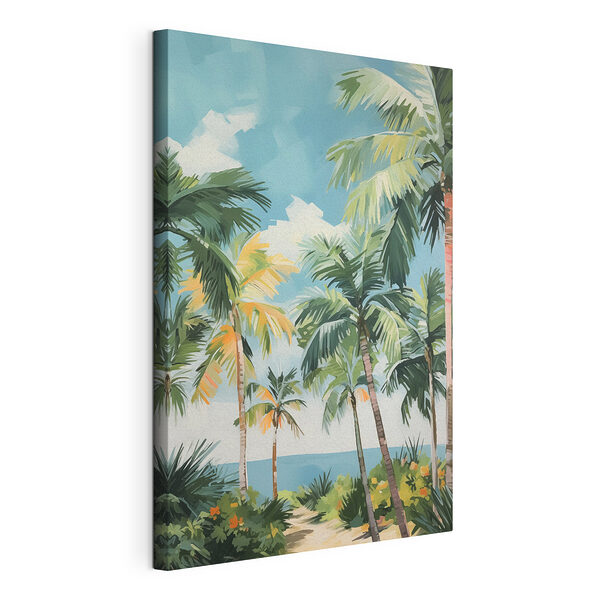 Tablou pe pânză Grup de palmieri