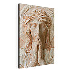 Tablou pe pânză Sculptură reprezentând un bărbat cu mâinile împreunate