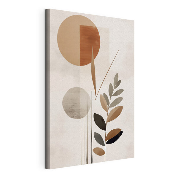 Design abstract în nuanțe de pământ Tablou pe pânză Design abstract în nuanțe de pământ
