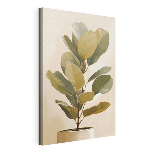 Plantă de interior care conferă frumusețe naturală Tablou pe pânză Plantă de interior care conferă frumusețe naturală