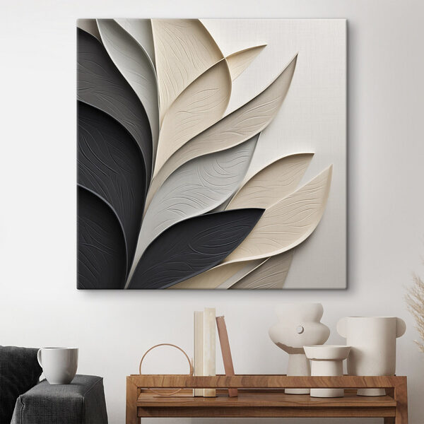 Design inspirat din natură, în nuanțe delicate Tablou pe pânză Design inspirat din natură, în nuanțe delicate