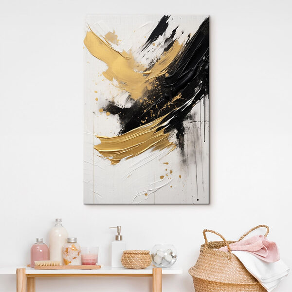 Artă abstractă în culori intense Tablou pe pânză Artă abstractă în culori intense