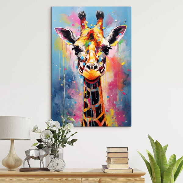 Tablou pe pânză Tablou cu o girafă