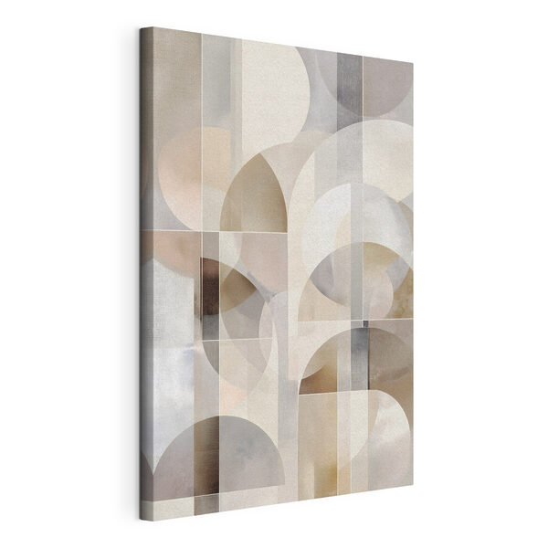 Tablou pe pânză Nuante discrete într-o compoziție abstractă (SKU: s49877) Tablou pe pânză Tablou pe pânză Nuante discrete într-o compoziție abstractă (SKU: s49877)