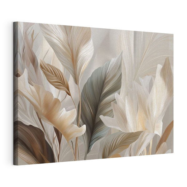 Tablou pe pânză Tablou pe pânză Frunze delicate în nuanțe delicate (SKU: s49969)