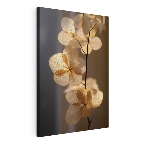 Tablou pe pânză Flori delicate într-o lumină blândă