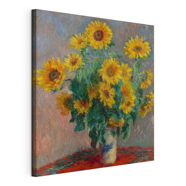 Tablou pe pânză Canvas prints Painting of sunflowers in a vase
