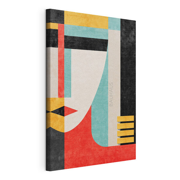 Tablou pe pânză Tablou pe pânză Afiș abstract cu design geometric Bauhaus (SKU: s01793)