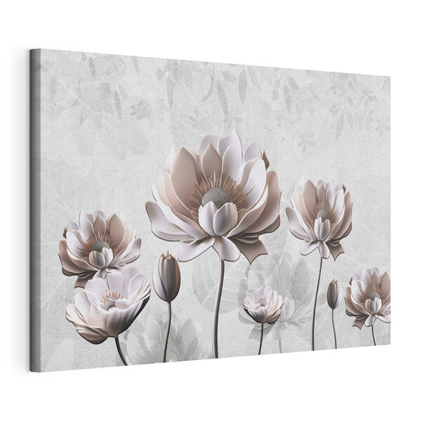 Flori elegant lucrate în floare Tablou pe pânză Flori elegant lucrate în floare